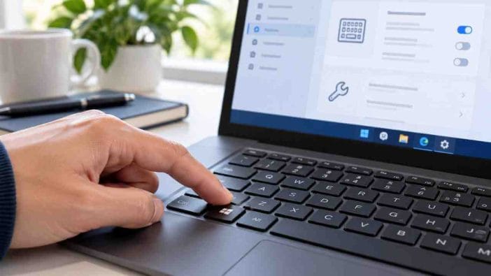 Tombol Windows di keyboard tidak berfungsi saat pengguna melakukan troubleshooting di laptop