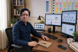Workflow mengelola 10 blog dengan jadwal optimasi setiap Sabtu