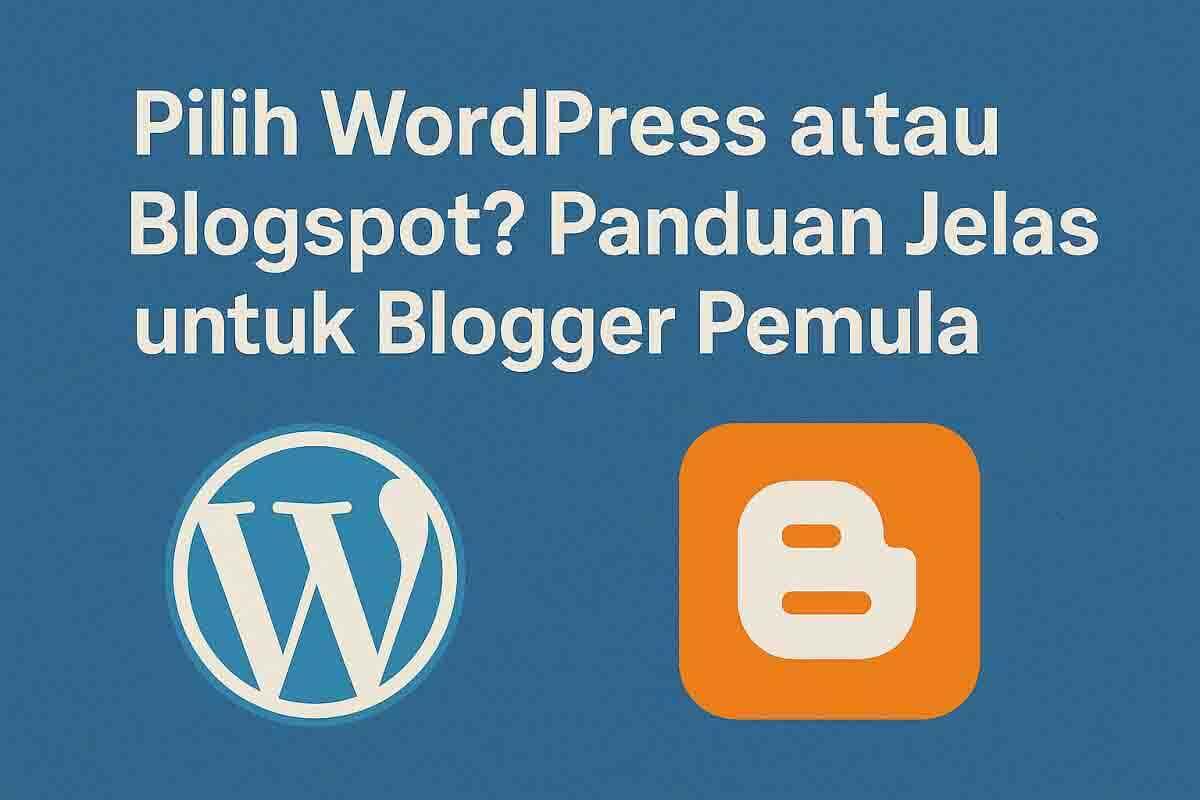 Pilih WordPress atau Blogspot