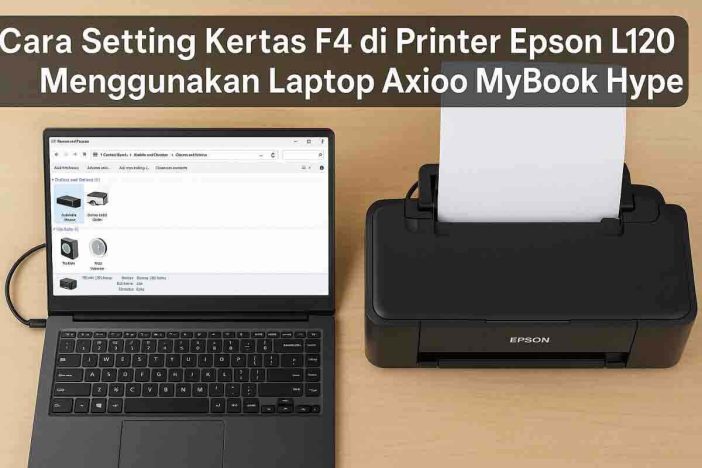 Cara Setting Kertas F4 di Printer Epson L120