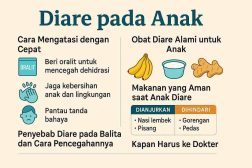 Diare pada Anak: Cara Mengatasi dengan Cepat, Obat Alami, Makanan Aman, dan Kapan Harus ke Dokter