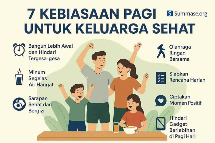 Kebiasaan Pagi untuk Keluarga Sehat