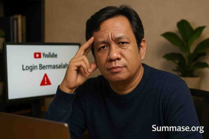 Notifikasi Login Bermasalah YouTube