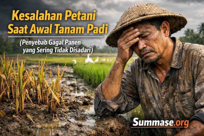 Kesalahan Petani Saat Awal Tanam Padi