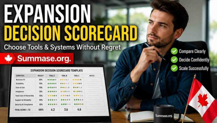 Decision Scorecard Template