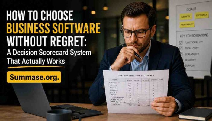 How to Choose Business Software Without Regret
