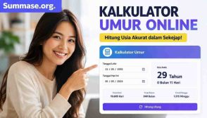 Kalkulator Umur Online untuk Hitung Usia Akurat