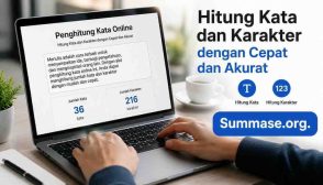 Penghitung Kata Online untuk Hitung Kata dan Karakter