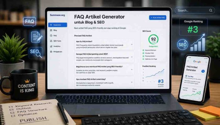 Generator FAQ Artikel Online untuk Blog dan SEO