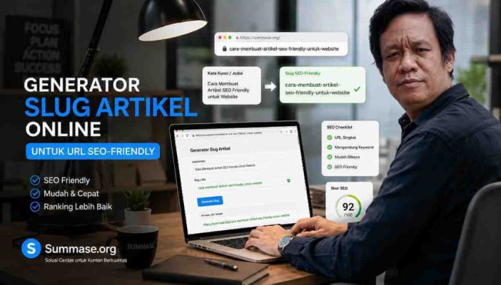 Generator Slug Artikel Online untuk URL SEO-Friendly