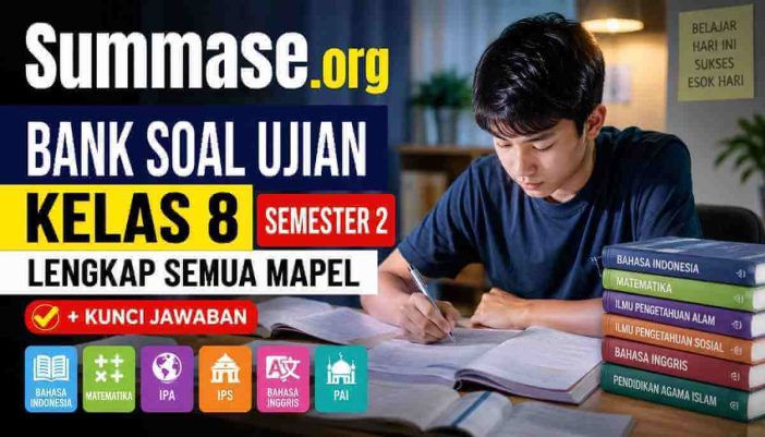 Soal Ujian Kelas 8 Semester 2 Lengkap Semua Mapel