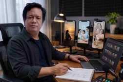 Workflow mengelola tiga akun TikTok dengan topik berbeda