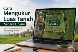Cara mengukur luas tanah secara online menggunakan peta digital