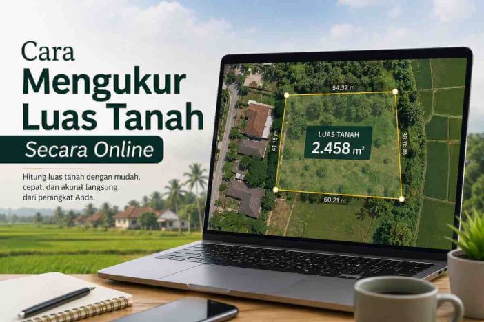 Cara mengukur luas tanah secara online menggunakan peta digital